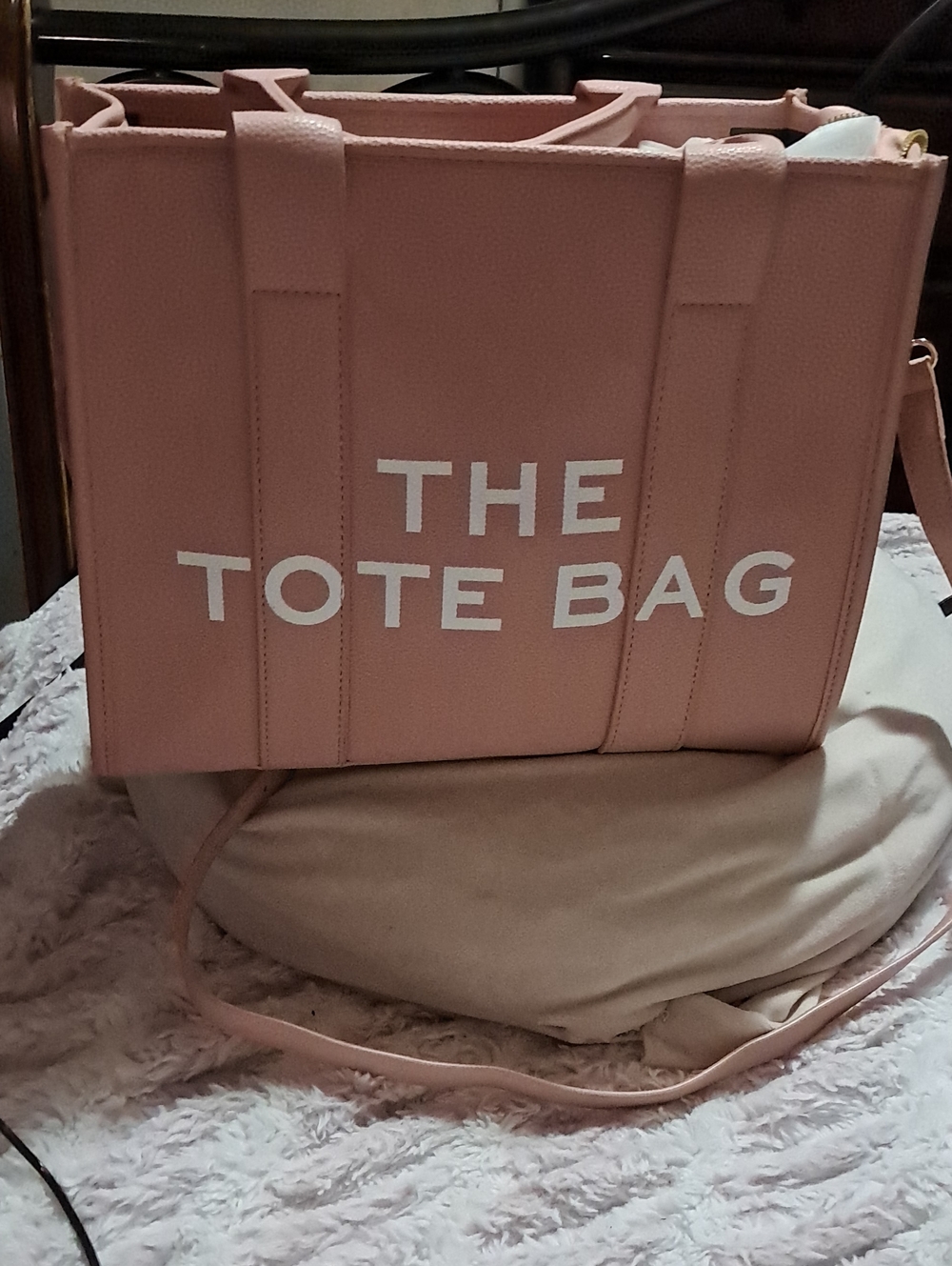 Pink Women's Structured Tote